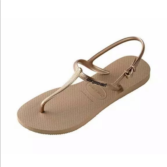 havaianas freedom rose gold